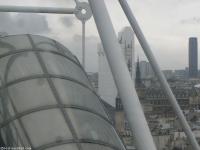 Montparnasse and Chatelet towers seen from Centre Georges Pompidou